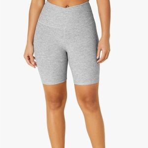 Beyond Yoga Gray Bike Shorts